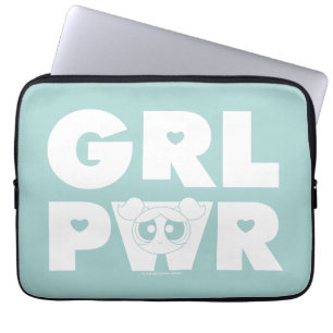 Blasen:Girl-Power Laptopschutzhülle