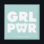 Blasen: Girl-Power Magnet<br><div class="desc">Die Powerpuff-Girls | Abkürzung "GRL PWR" mit Blasen!</div>