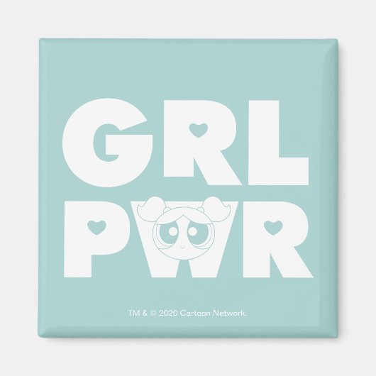 Blasen: Girl-Power Magnet (Vorne)