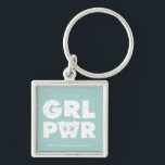 Blasen: Girl-Power Schlüsselanhänger<br><div class="desc">Die Powerpuff-Girls | Abkürzung "GRL PWR" mit Blasen!</div>
