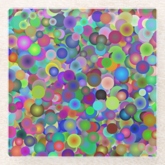 Blasen Glass Untersetzer (Vorderseite)