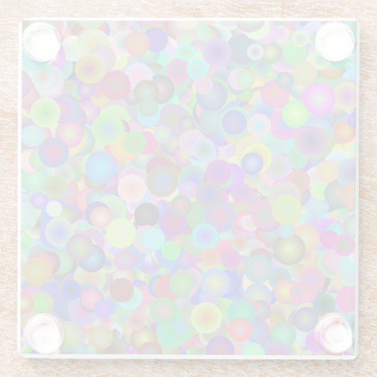 Blasen Glass Untersetzer (Rückseite)