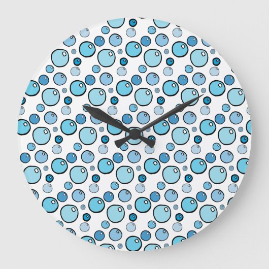 Blasen Große Wanduhr (Vorderseite)