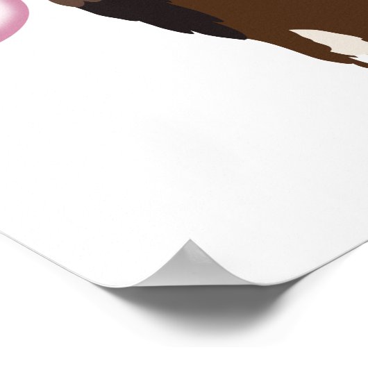 Blasen-Gum-Vulture-Blase Poster (Ecke)