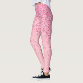 Blasen-Gummi und rote Freckles drucken Leggings (Links)