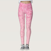 Blasen-Gummi und rote Freckles drucken Leggings (Vorderseite)