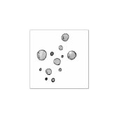 Blasen Gummistempel (Prägung)