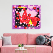 Blasen hoch leinwanddruck (Insitu (Wohnzimmer))