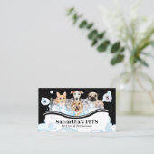 Blasen Hunde Katzen Wellness-Center Sitter Groom P Visitenkarte (Stehend Vorderseite)