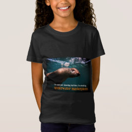 Blasen im Meer unter Wasser T-Shirt