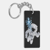 Blasen im Raum - Raum sprudelt SCHLÜSSELANHÄNGER (Vorderseite links)