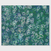 Blasen im Wasser Geschenkpapier (Flach)
