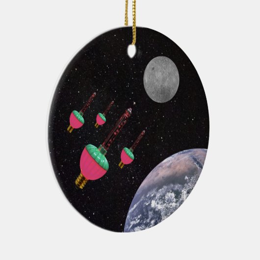 Blasen im Weltraum Keramikornament (Rechts)