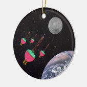 Blasen im Weltraum Keramikornament (Links)