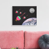 Blasen im Weltraum Leinwanddruck (Insitu (Wohnzimmer))