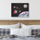 Blasen im Weltraum Leinwanddruck (Insitu (Schlafzimmer))