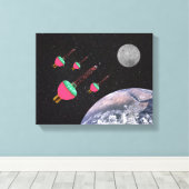 Blasen im Weltraum Leinwanddruck (Insitu (Holzboden))