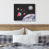 Blasen im Weltraum Leinwanddruck (Insitu (Schlafzimmer))