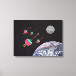 Blasen im Weltraum Leinwanddruck