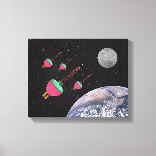 Blasen im Weltraum Leinwanddruck (Vorderseite)