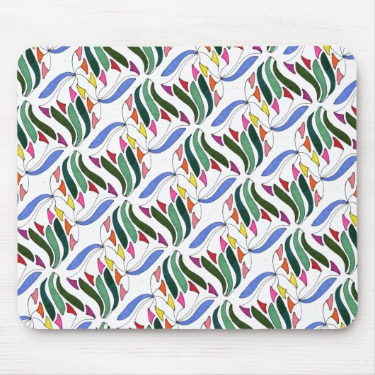 "Blasen im Wind" Gefleckte Abstrakte Mousepad (Vorne)