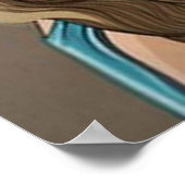 Blasen im Windposter Poster (Ecke)