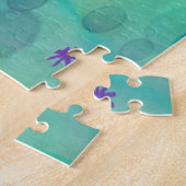 Blasen in Aquamarin Puzzle (Seite)