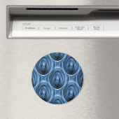 Blasen in Bleu...... Magnet (In Situ (Geschirrspüler))