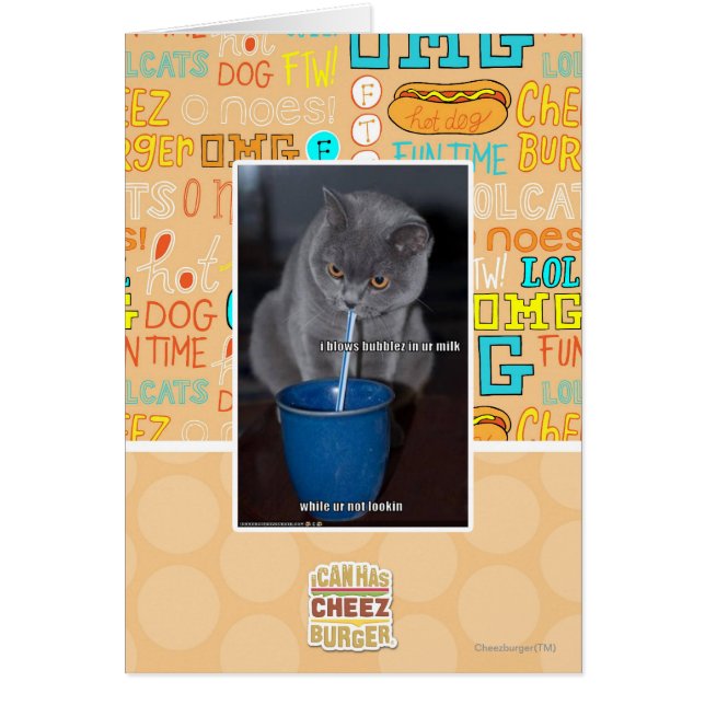 Blasen in unserer Milch (Vorne)