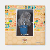 Blasen in unserer Milch Magnet (Vorne)