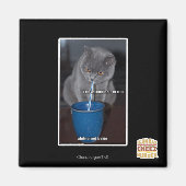 Blasen in unserer Milch Magnet (Vorne)