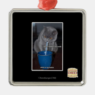 Blasen in unserer Milch Ornament Aus Metall