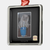 Blasen in unserer Milch Ornament Aus Metall (Links)