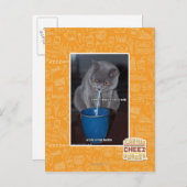 Blasen in unserer Milch Postkarte (Vorne/Hinten)