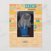 Blasen in unserer Milch Postkarte (Vorderseite)