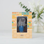 Blasen in unserer Milch Postkarte (Stehend Vorderseite)