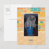 Blasen in unserer Milch Postkarte (Vorne/Hinten)