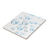 Blasen in Weiß Fliese (Seite)