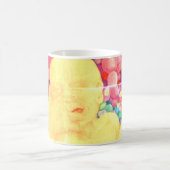 Blasen Kaffee Tasse extra Großdruck (Mittel)