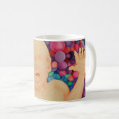 Blasen Kaffee Tasse extra Großdruck (VorderseiteRechts)