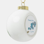 Blasen Keramik Kugel-Ornament (Links)