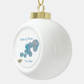 Blasen Keramik Kugel-Ornament (Rechts)