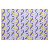 Blasen-Krebs-Bewusstsein mit Flügeln Stoff (Fat Quarter (45,7 x 55,9 cm))