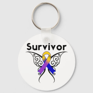 Blasen-Krebs-Schmetterlings-Tätowierungs-Band Schlüsselanhänger