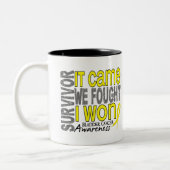 Blasen-Krebs-Überlebender, den es wir kam, kämpfte Zweifarbige Tasse (Links)
