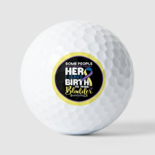 Blasen Krieger Einige Menschen treffen ihren Helde Golfball