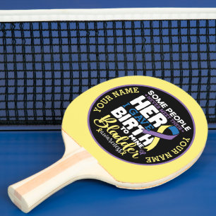 Blasen Krieger Einige Menschen treffen ihren Helde Tischtennis Schläger