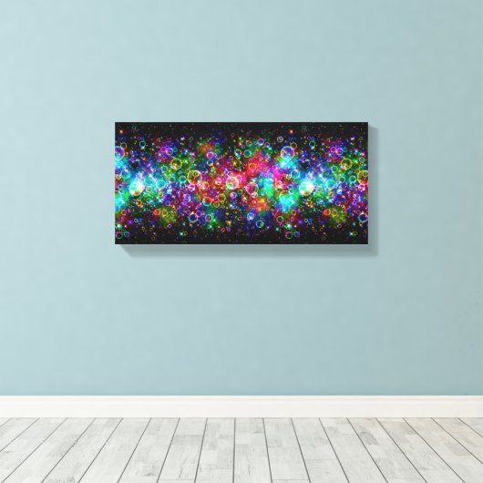 Blasen Leinwanddruck (Insitu (Holzboden))