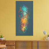 Blasen Leinwanddruck (Insitu (Wohnzimmer))