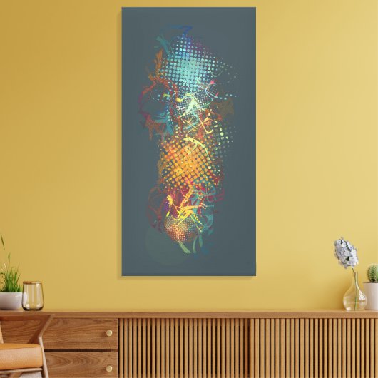 Blasen Leinwanddruck (Insitu (Wohnzimmer))